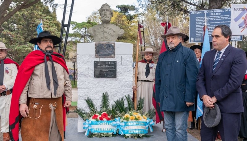 Acto en Comodoro Rivadavia. 