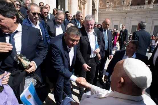 El sindicalista petrolero Jorge Ávila durante su paso por el Vaticano.