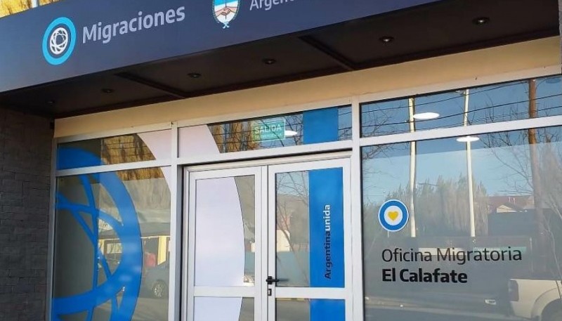 La oficina de Migraciones de El Calafate había sido inaugurada en junio de 2021.