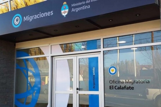 La oficina de Migraciones de El Calafate había sido inaugurada en junio de 2021.