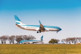 Más de 320 mil pasajeros viajaron con Aerolíneas Argentinas en lo que va de junio