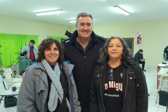 Fernández, Schorr e Ibaceta tras la Asamblea. (Foto: CBSM)