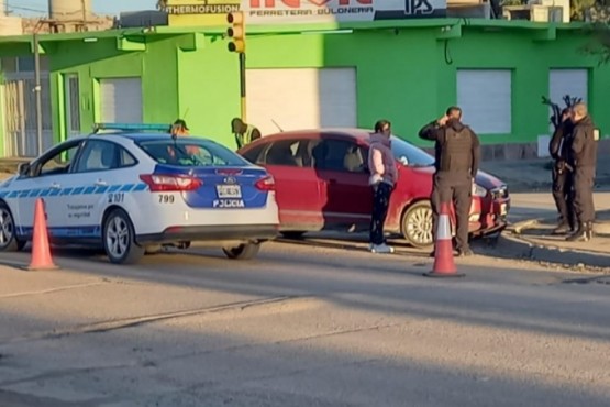 Motociclista hospitalizado tras colisión