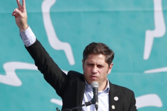 Kicillof y Máximo Kirchner compartieron un acto en San Vicente