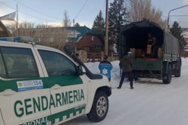 Gendarmería entregó mercadería en El Chaltén