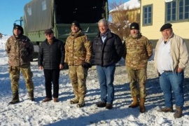 El presidente de CRA visitó campos afectados por la nieve