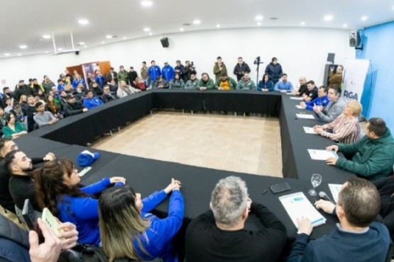 Junto a los gremios, Martín Pérez anunció mejoras para los trabajadores