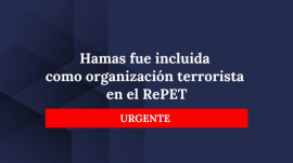 HAMAS fue incluida en el RePET