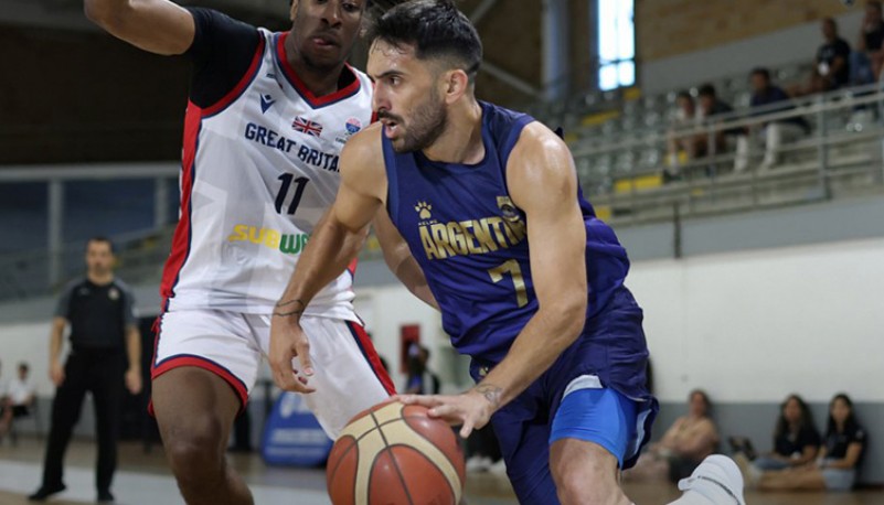 Campazzo fue uno de los puntos alto en el conjunto nacional. (Foto: CAB)