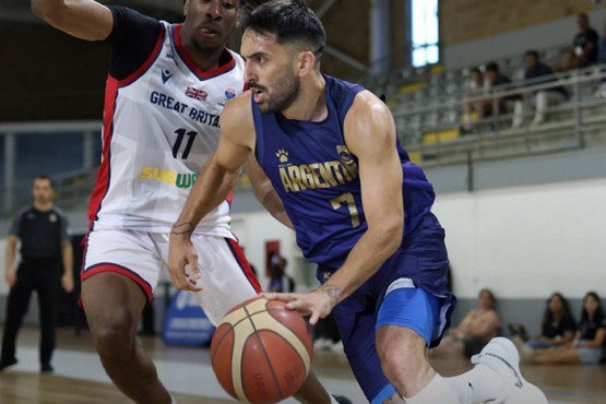 Campazzo fue uno de los puntos alto en el conjunto nacional. (Foto: CAB)