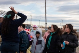 Niños y niñas de la ciudad participaron de la Búsqueda del Tesoro