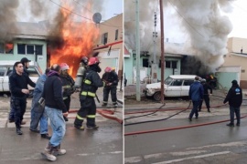 Pérdidas totales tras un incendio en un taller mecánico