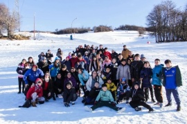 Más de 50 niños y niñas visitan la cuenca carbonífera