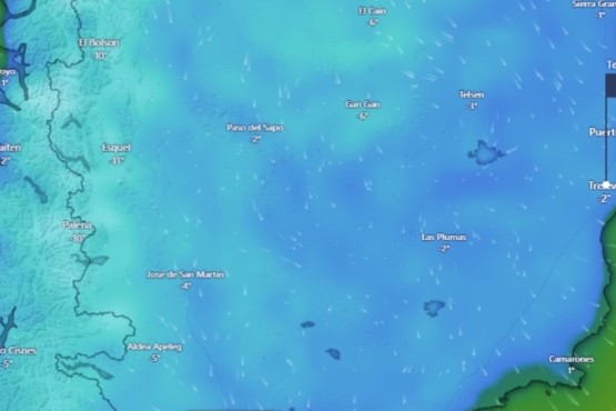 “Oscilación antártica”, la ola de frío que llegará el lunes a la Patagonia