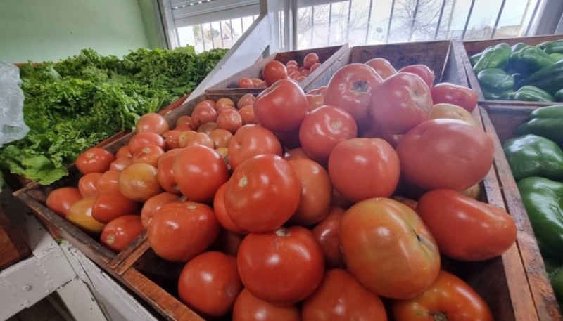 Recorrida de TiempoSur por verdulerías y fruterías de Río Gallegos. (JCC)