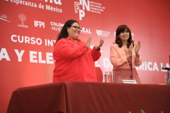 Cristina Kirchner en la clausura del Curso Internacional “Realidad político y electoral de América Latina”.