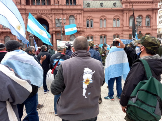 Soldados de Malvinas reclaman al Gobierno ser incluidos en el Padrón Nacional de excombatientes