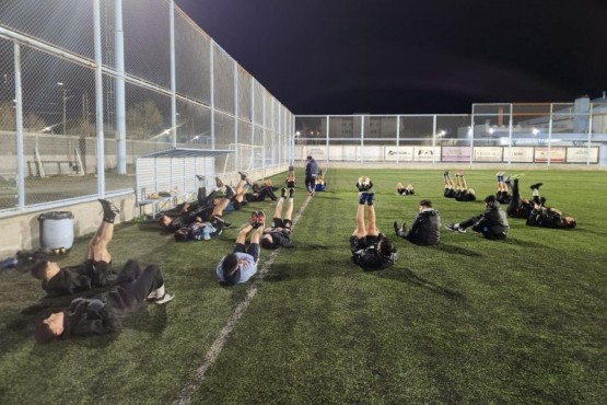 El Celeste ya se entrena. (Foto: Una Pasión RG)