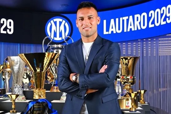 Lautaro Martínez extendió su contrato con Inter por una cifra millonaria