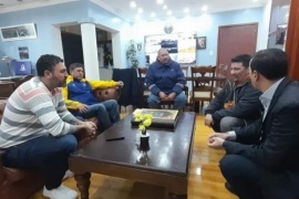 Pablo Grasso recibió a trabajadores de la UOCRA