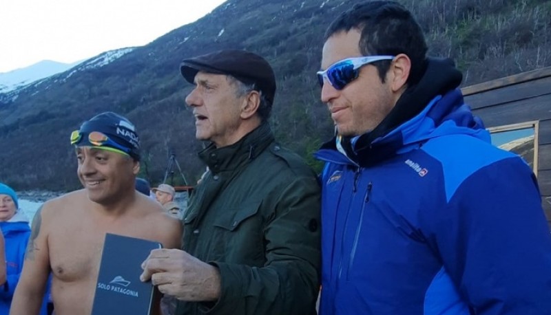 Daniel Scioli en El Calafate. (Foto: Marcelo Del Buono)