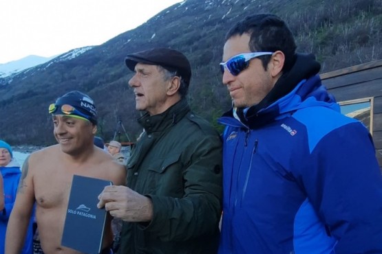 Daniel Scioli en El Calafate. (Foto: Marcelo Del Buono)