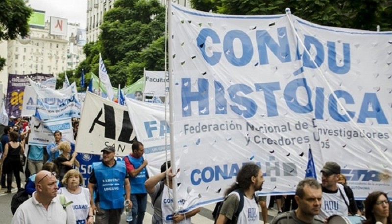 Nuevo paro de los docentes universitatios.