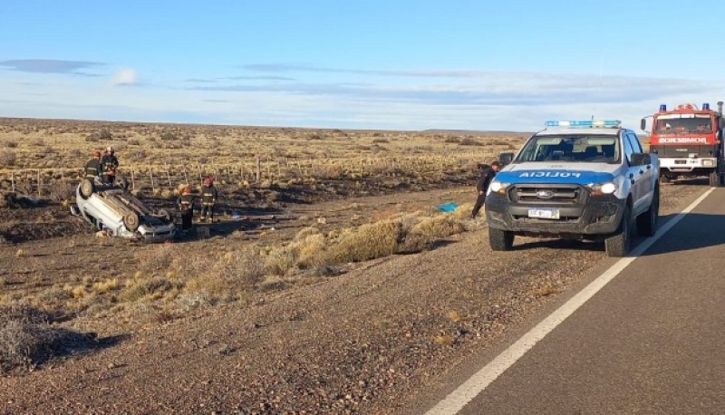 El siniestro vial fatal sucedió por Río Mayo, Chubut.