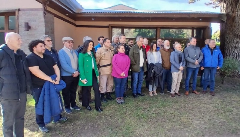 Daniel Scioli junto a empresarios 