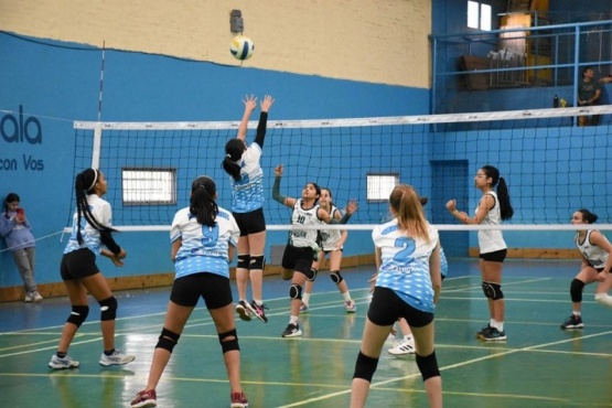 Las chicas ganaron un partido en la fase clasificatoria y otro en los playoffs. (Foto: Prensa Zapala)