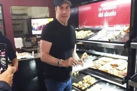 John Travolta estuvo de vacaciones en la Patagonia