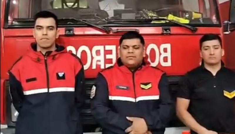 Bomberos salvaron la vida de una nene 