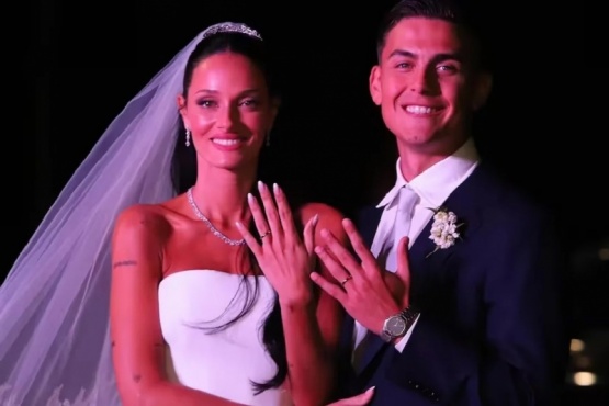 Oriana Sabatini y Paulo Dybala.