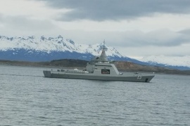 El público podrá visitar el patrullero oceánico de la Armada Argentina “Almirante Storni”