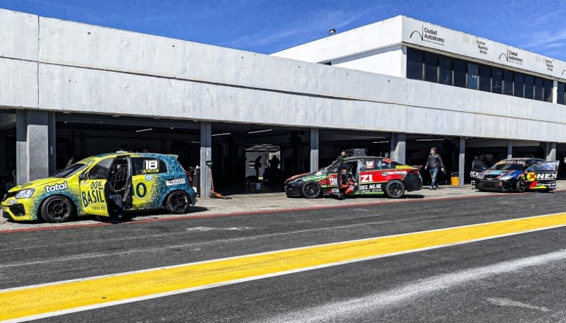 El Yaris del santacruceño anduvo bien en los ensayos. (Foto: APAT)