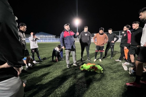 Ayer, el Alacrán tuvo su última practica formal de fútbol. (Foto: Una Pasión RG)