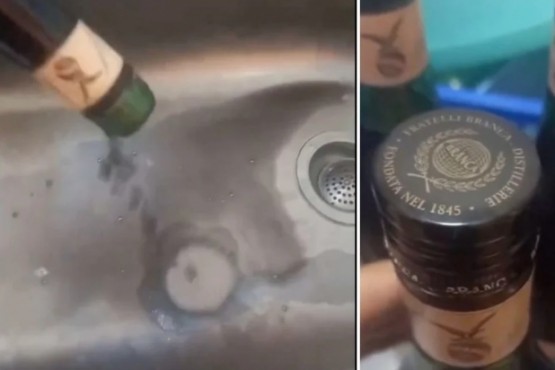 Un usuario fue estafado: quiso comprar fernet y en realidad recibió pintura adulterada. Fotografía: Agencia Noticias Argentinas / Montaje