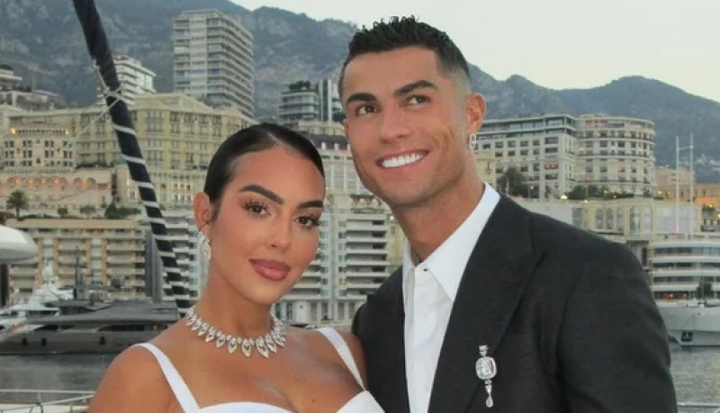 Cristiano Ronaldo y Georgina Rodríguez en Mónaco