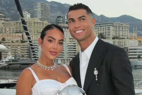 Cristiano Ronaldo y Georgina Rodríguez en Mónaco