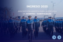 Inscripciones abiertas para agentes de policía 2025