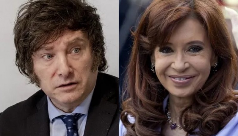 Escala el cruce entre Javier Milei y Cristina Kirchner en redes sociales