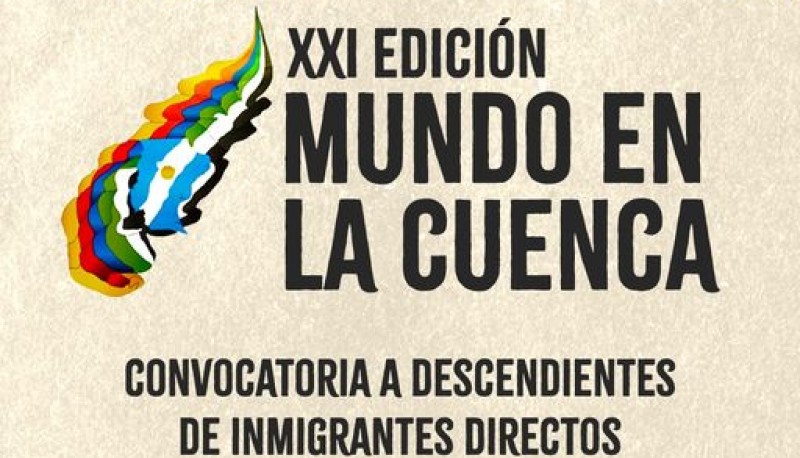 Convoca a descendientes de inmigrantes para la XXI Edición de Mundo en la Cuenca