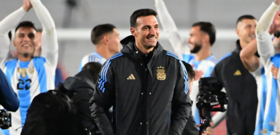 Último entrenamiento de la Selección argentina antes de viajar a Colombia