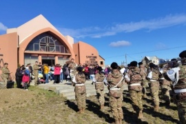 La Brigada Mecanizada festejó el día de las infancias