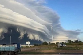 Alerta por un ciclón que traerá un frente frío a la Argentina