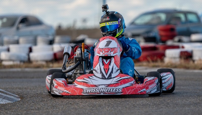 Gareri, uno de los que estará girando este domingo en el kartódromo local. (Foto: Karting RG)