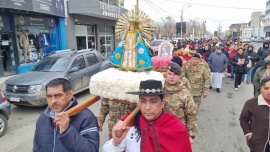 En Río Gallegos veneraron al Señor y la Virgen del Milagro