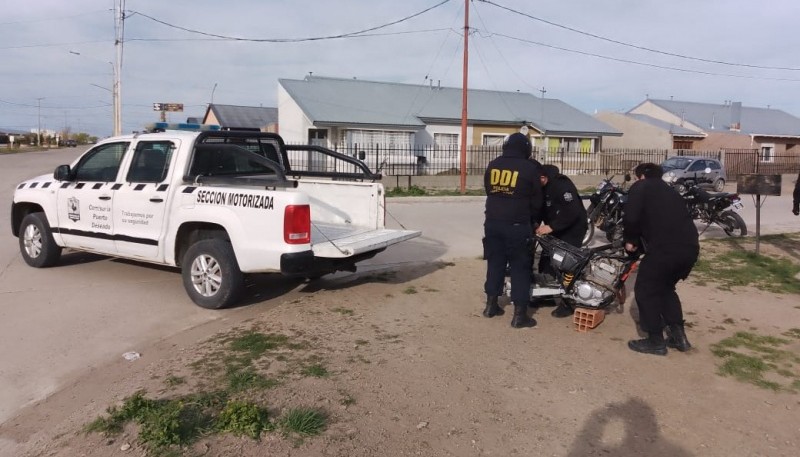 Siete allanamientos por robo en Puerto Deseado