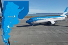 Aerolíneas Argentinas desprogramó el vuelo directo a Rosario