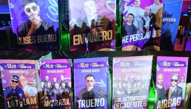 Este es el line up del Festival 139° Aniversario de Río Gallegos